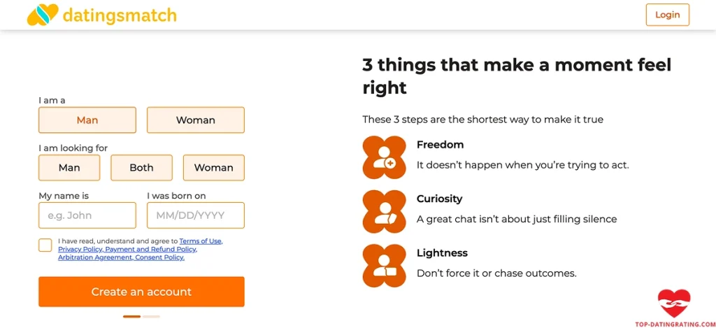 Start using Datingsmatch dating site